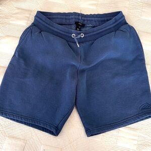 River Island Men x-small Blue Shorts Sweatshirt Material